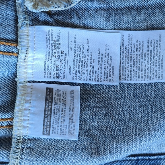 Levi's Light Blue Denim Jacket - Picture 3 of 4